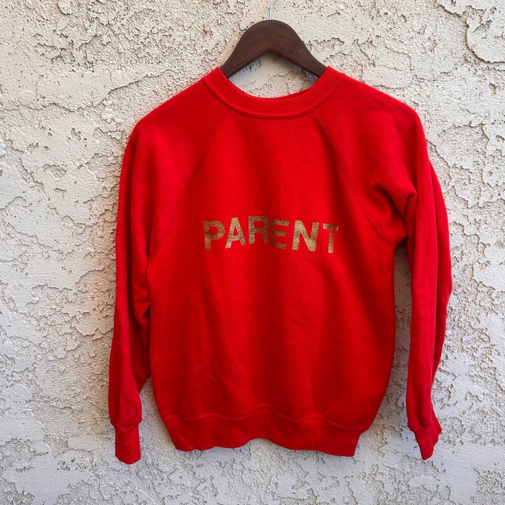 Vintage Red Crewneck Sweatshirt Size Womens Large
